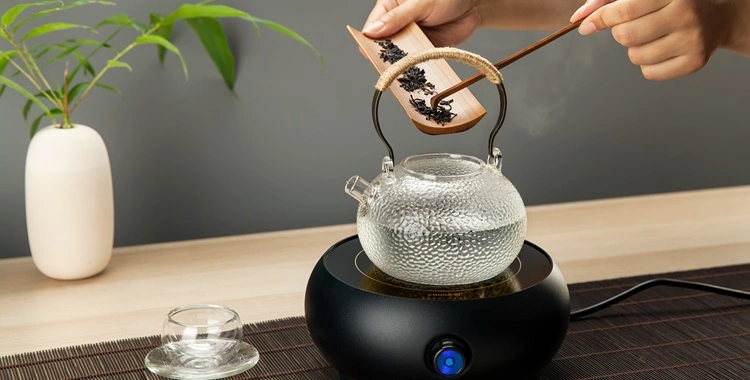 Big Capacity Wholesale High Borosilicate Glass Water Pot Hand Blown Glass Tea Pot