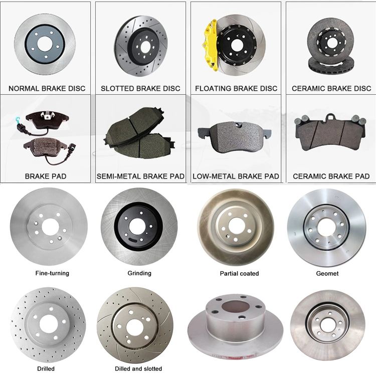 Wholesale Auto Parts Front Rear Car Brake Disc with Cheap Price for Hyundai OEM 5841129310