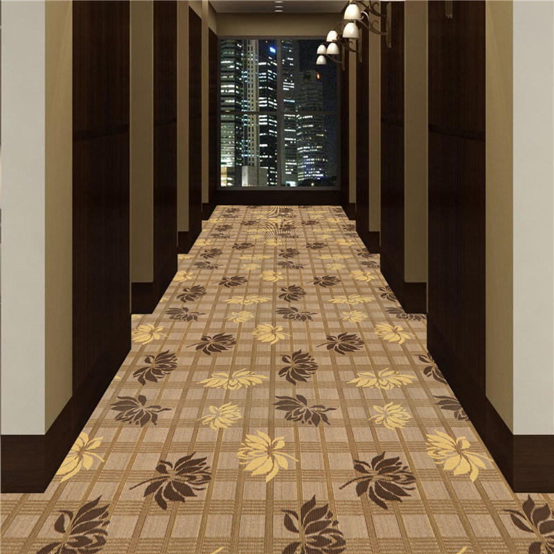 Hot Sale High Quality Low Price Wall to Wall Carpet Roll Cut and Loop Pile Broadloom Carpet PP Surface Commercial Hotel Home Office Corridor Carpet