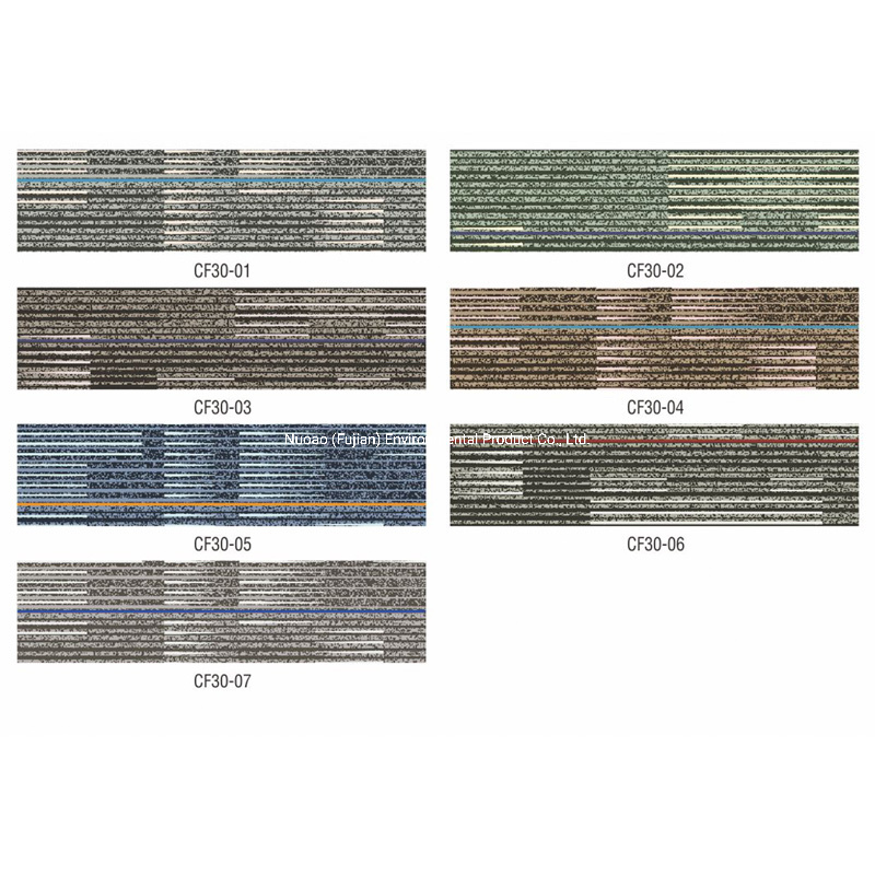 CF30-06E-Tufted Printed Level Loop OEM/ODM Commercial Modular Carpet Tile
