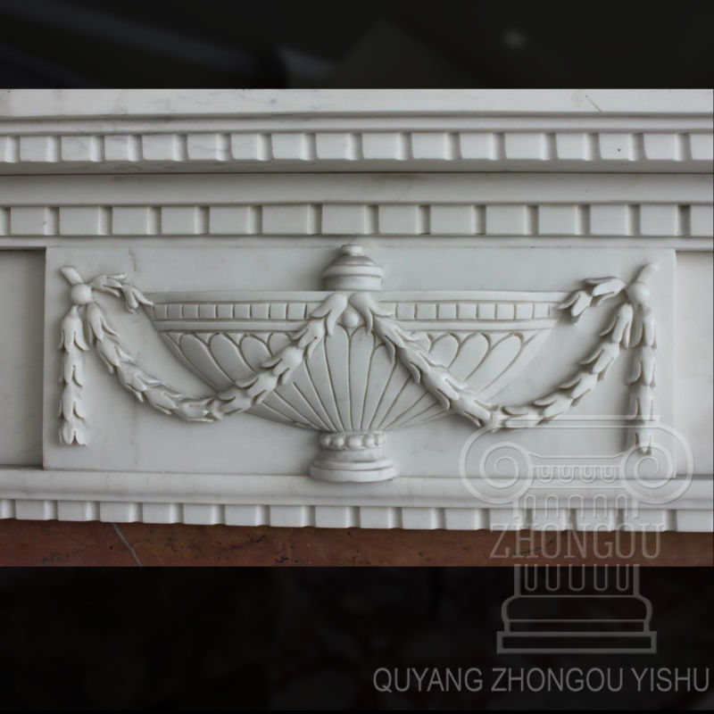 Select Many Color and Pattern Kinds of The Marble Fireplace Sculpture