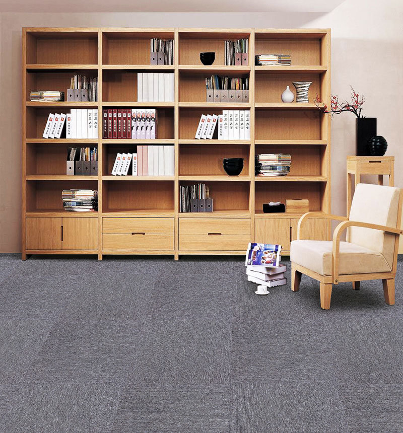 Hot Sale Plain Color Polypropylene Carpet Tiles 50cm*50cm Commercial Office Carpet Tiles