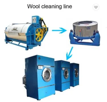 Automatic Mini Raw Sheep Wool Carpet Washing Dry Cleaning Machine for Poultry Farm
