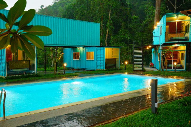 Luxury Design Modified Shipping Container House Hotel Room for Sale
