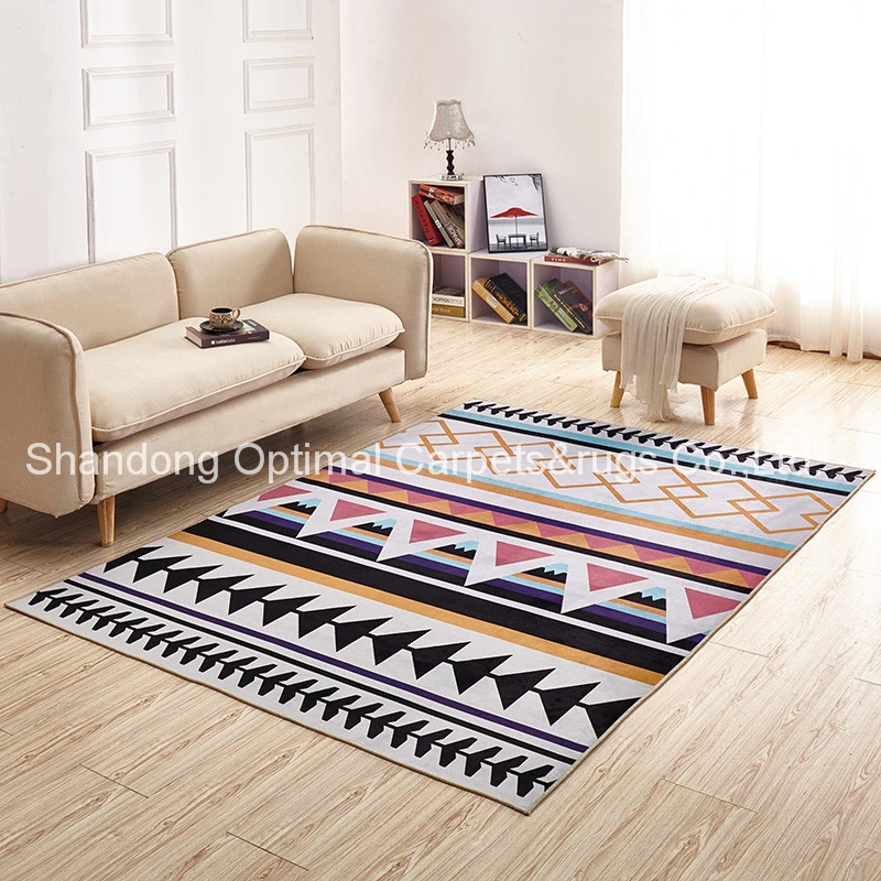 Simple Geometric Pattern Printing Carpet/Mat/Rugs for Living Room/ Balcony/Kindergarden 160cmx230cm