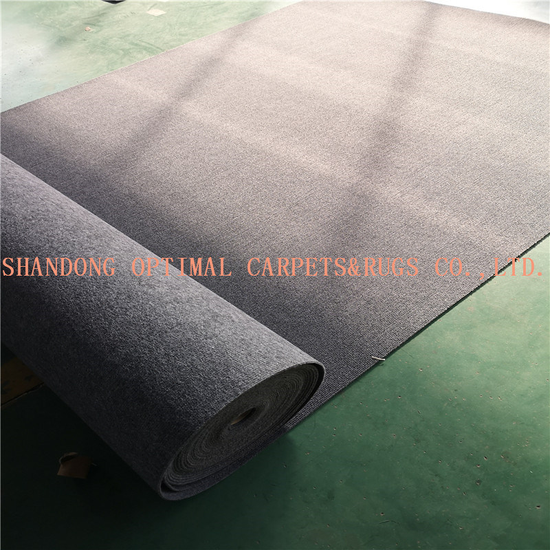 Pet Polyester Nonwoven Ribbed Exhibition Carpet Price