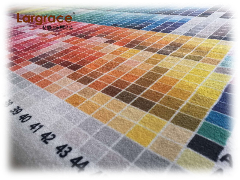 Largrace Fashion Modern Dersonalized Digital Printing Customized Floor Carpets