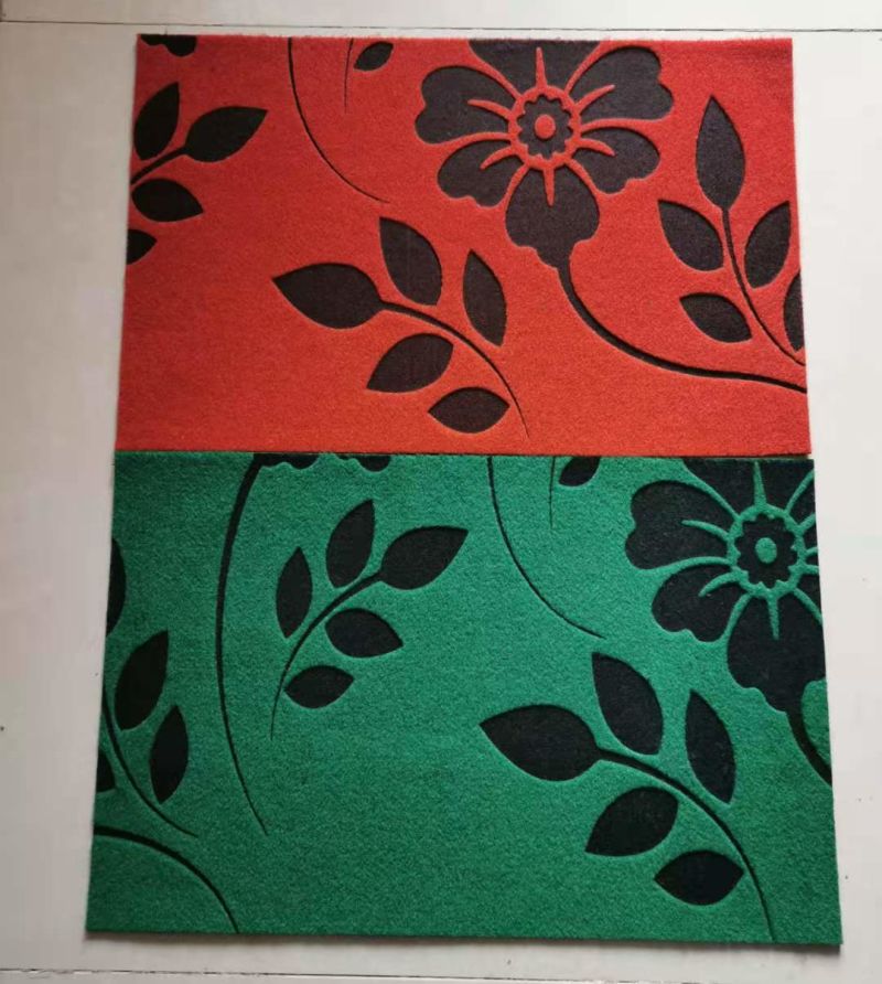 2020 New Product Polyester Embossing Printing Carpet