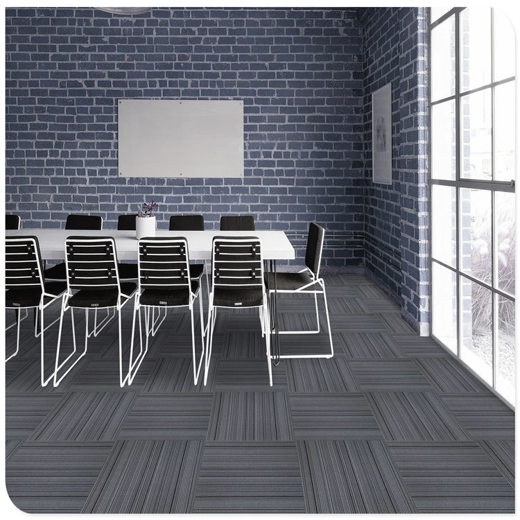 China Top 10 Carpet Manufacturers PP/Bitumen Carpet Luxury Machine Tufted Carpet Tile for Commercial Office
