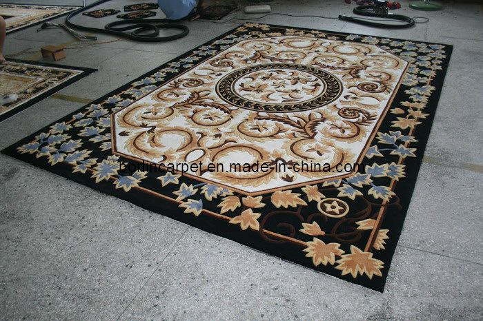 Wool and Silk Carpet Handtufted Carpet Popular in Russia