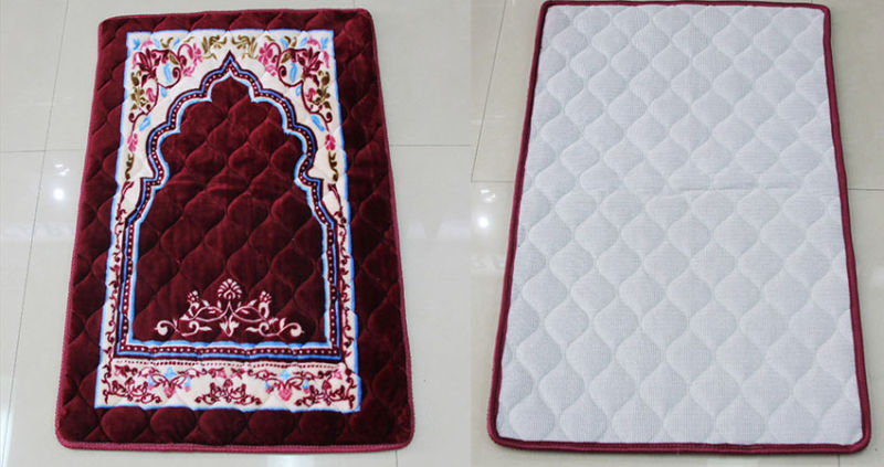 Portable Prayer Rug Islamic Floor Carpet Muslim Prayer Mat Gift