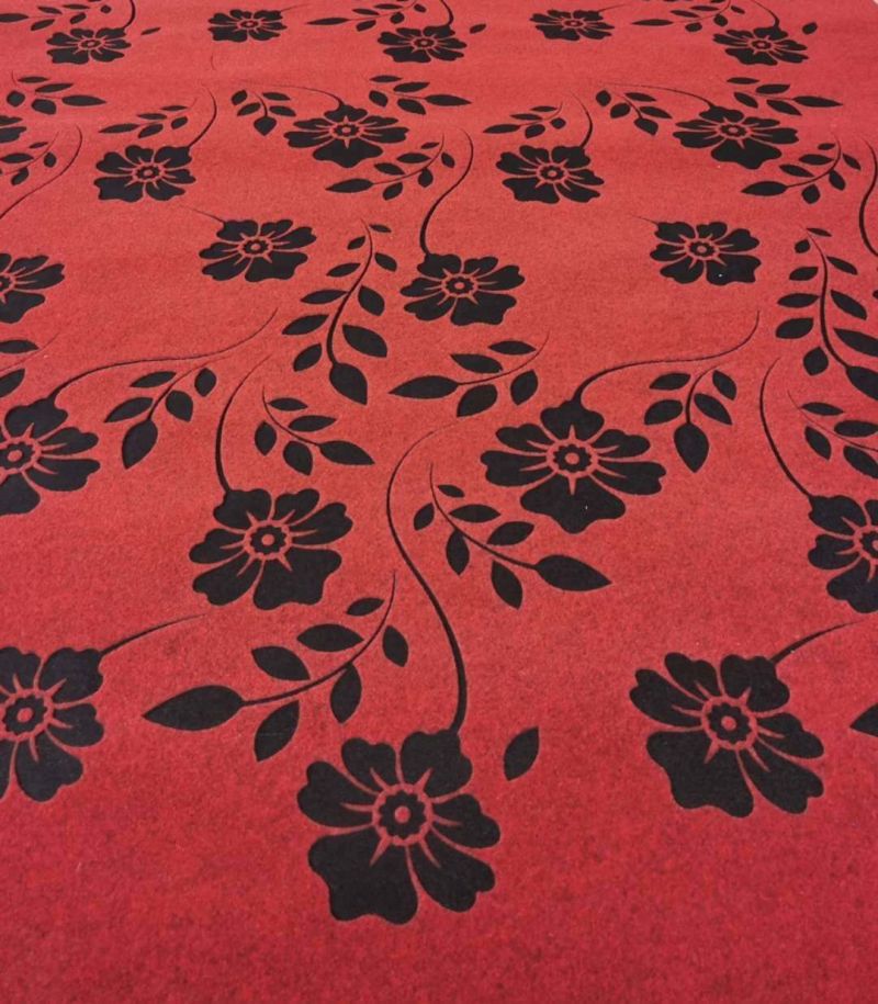 2020 New Product Polyester Embossing Printing Carpet