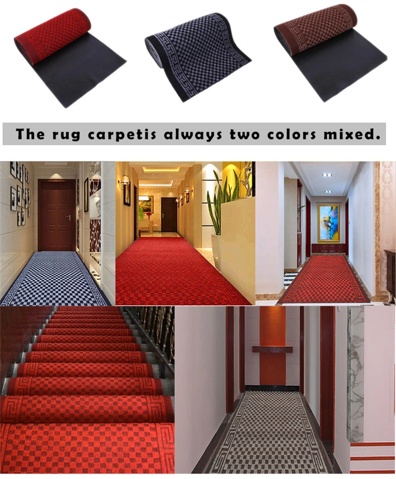 Jacquard Surface Non Woven Needle Punched Exhibition Carpets