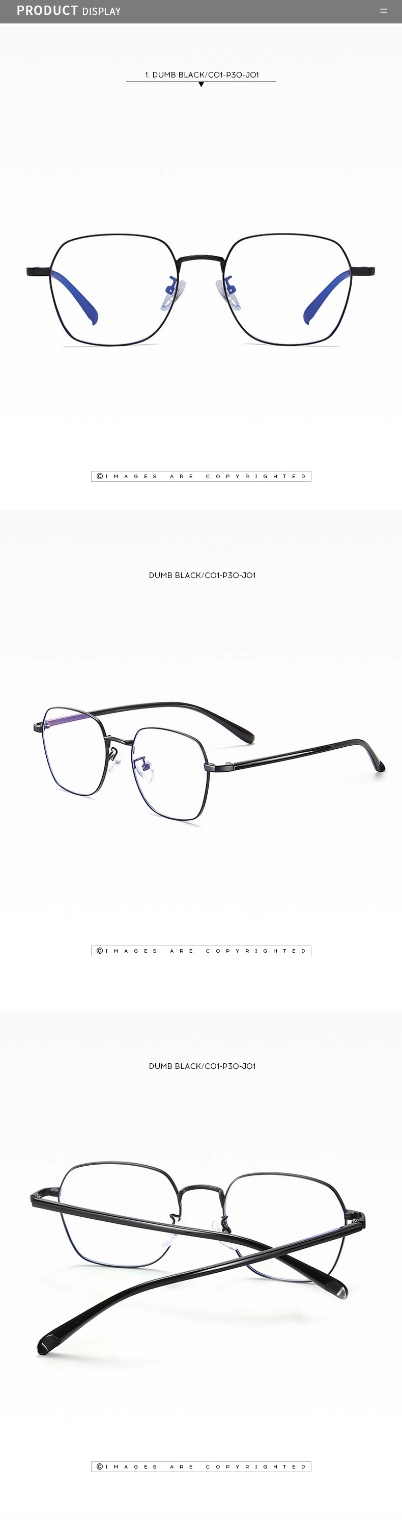 Anti Blue Light Eye Protection Eyeglasses Anti-Blue Rays Glasses