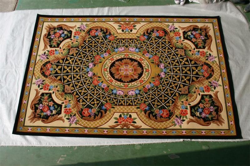 Wool and Silk Carpet Handtufted Carpet Popular in Russia