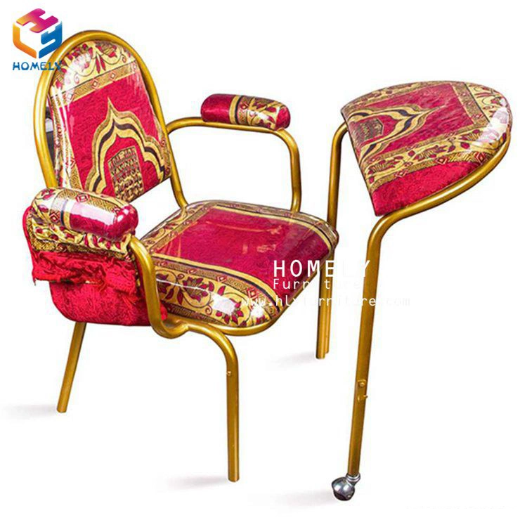 Wholesale Comercial Muslim Furniture Public Stackable Metal Steel Islam Muslim Prayer Chair