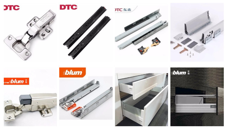 Dtc Drawer Slide Accessories Customized Classic White Kitchen Cabinets