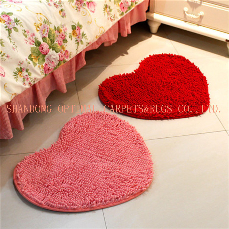 Floor Mat Chenille Fluffy Bedroom Rug Bath Doormat Carpet