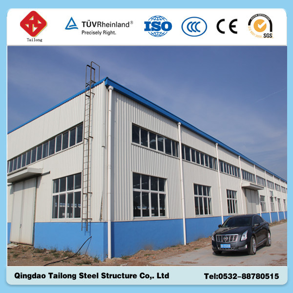 ISO & Ce Wide Span Light Steel Frame Structure Building