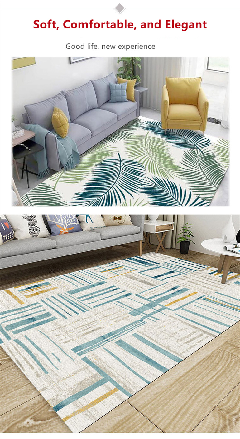 200*300cm Living Room Sofe Anti-Slip Cheap Polypropylene Floor Carpet Price
