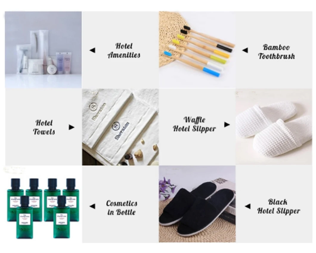 Toiletries Product/ Disposable Hotel Customizable Logo Guest Amenities/Guest Hygiene Room Amenity Set