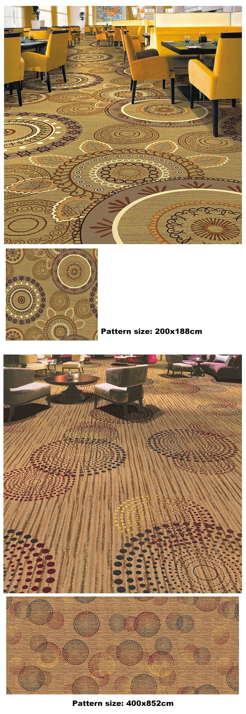 Factory Price Nylon Flowers Printing Rug Home Rugs Floor Carpet Hotel Carpets
