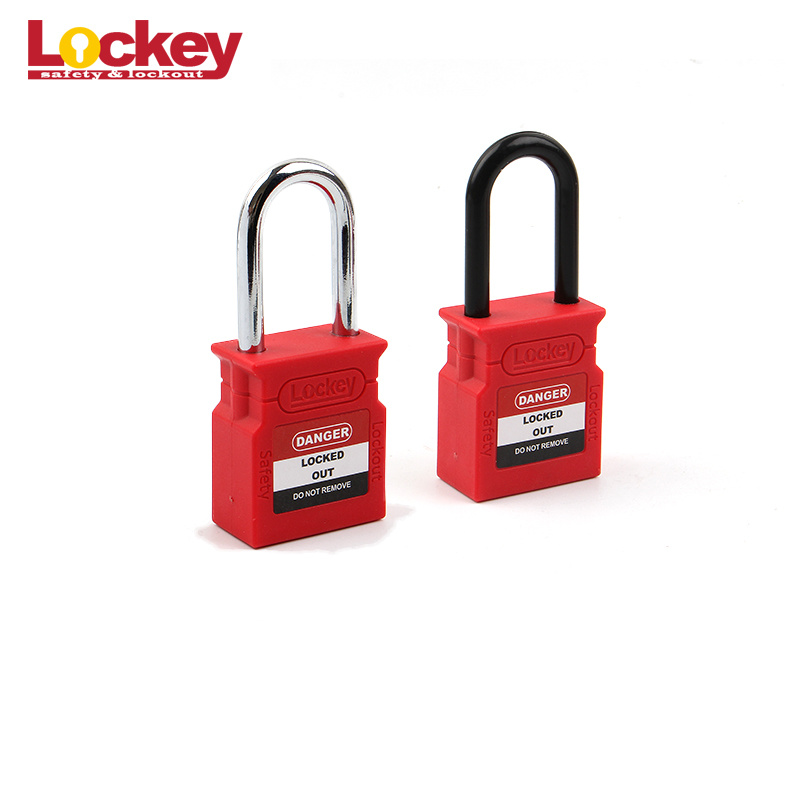 Lockey Loto 38mm Nylon Shackle Safety Padlock with Master Key