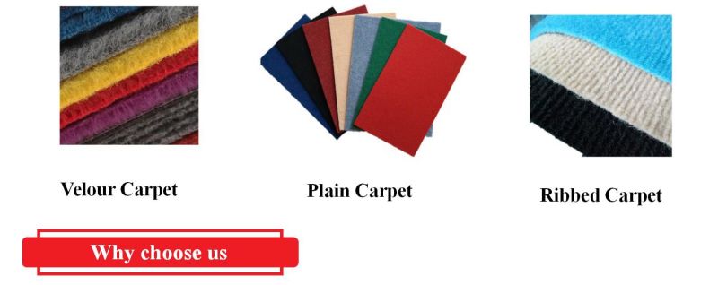 Customized Anti-Slip Manufacturer Non Woven Exhibition Jacquard Carpet