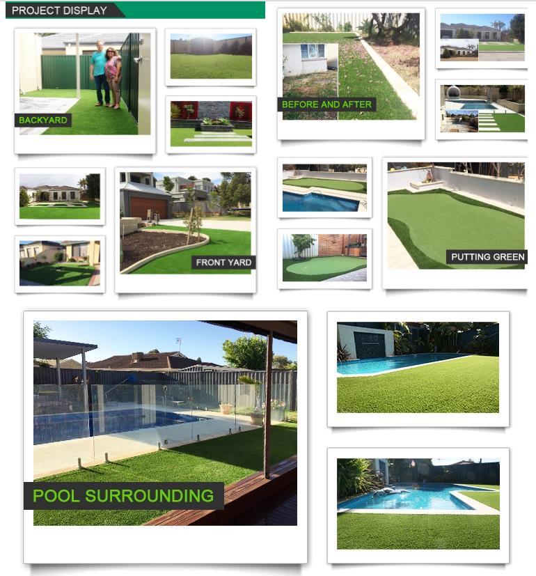PE Indoor/Outdoor Green Decorative Synthetic Artificial Grass Turf