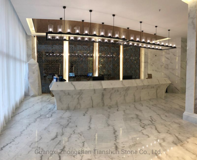 High Quality Thin Marble Stone Floor Tile Grey 50X50