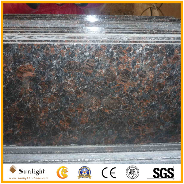 Natural Tan Brown Granite Stones for Wall Flooring Tiles, Countertops