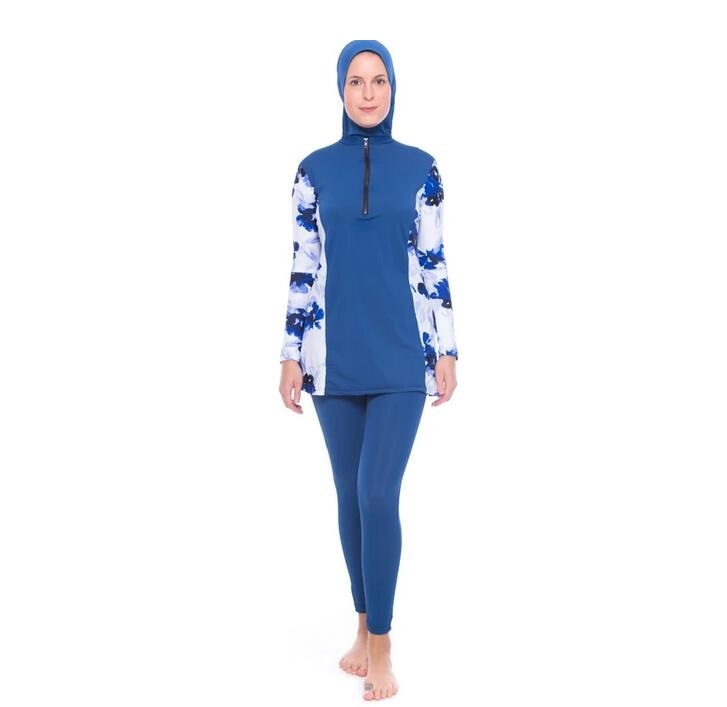 Anti-Static Lycra Long Sleeve Women's Muslims Swimwear& Wetwear (CL-731)