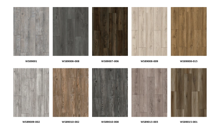 China Manufacturers Factory Price Wholesale Spc PVC Lvt Carpet Sheet Click Vinyl Plank Flooring