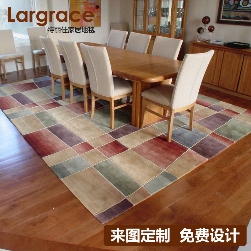Largrace Fashion Modern Dersonalized Digital Printing Customized Floor Carpets