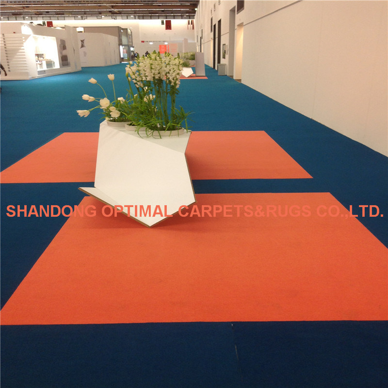 Needle Punched Plain Carpet for Exhibition/Events/Expo