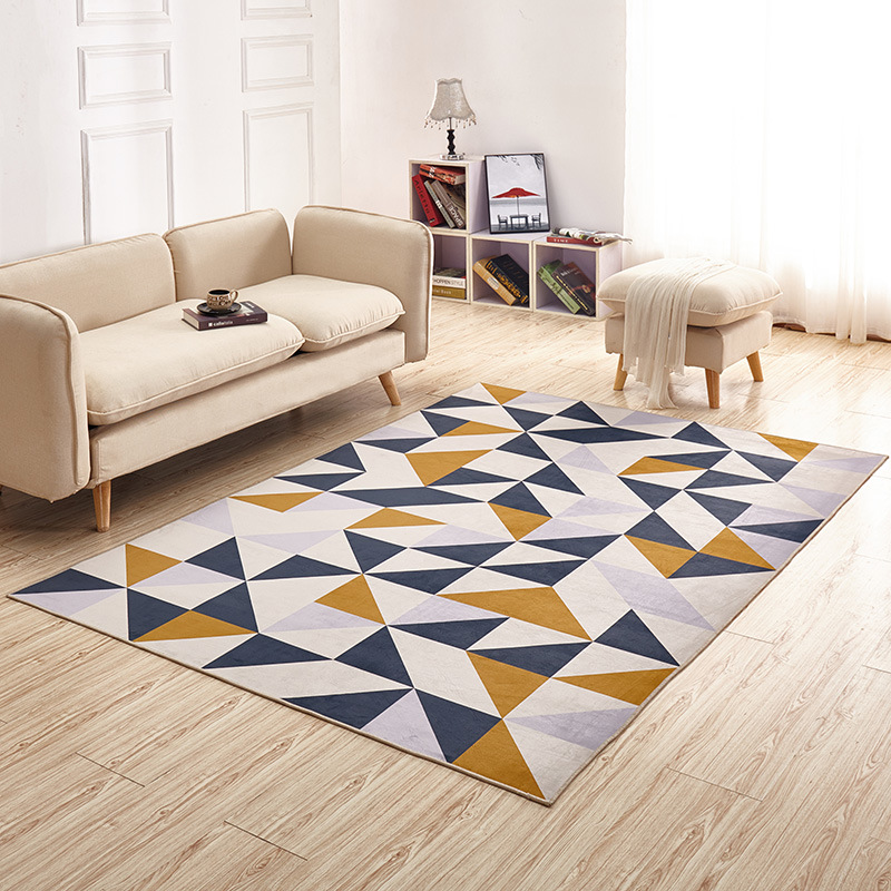 Soft Printed Carpet for Living Room Flooring Carpet Corridor Carpet