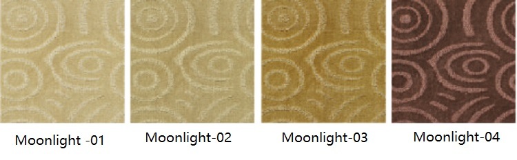 Moonlight 3D Printed Cut and Loop Pile Wall to Wall Carpet Roll Nylon Wool Carpet Commercial Hotel Office Home Carpet Airport Carpet