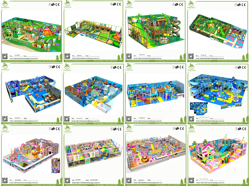 Customized Children Commercial Indoor Playground Equipment Soft Play Entertainment Park