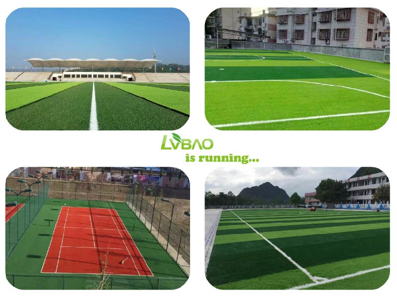Strong Yarn Monofilament Carpet Small Mat Fire Classification E Grade Commercial UV-Resistance Waterproof Commercial Artificial Grass Turf