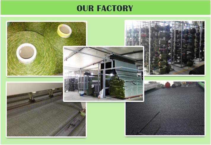 Landscape Green Football Synthetic Green Backing Grass for Sports Field