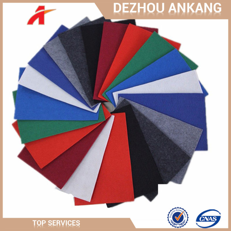 100% Polyester Fabric Material Trade Show Floor Carpet