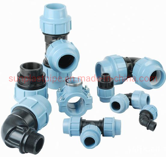 Injection Molded HDPE Pipe Fittings / Poly Pipe Fittings / PE Pipe Fittings / Polyethylene Pipe Fittings for HDPE Pipe