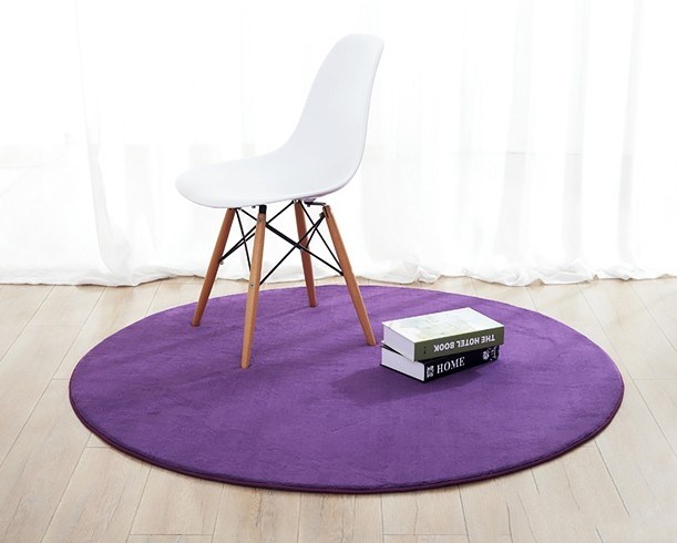Morden Simple Pure Color Living Room Loop Carpet
