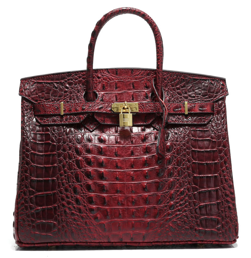 Luxury Cowhide Leather Ladies Bags Woman Tote Bag