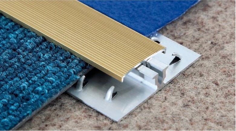 Ceramic Tile to Carpet Transition Strip Aluminum Metal Carpet Trim