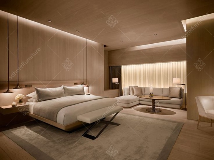 3 Star Choice Hotel Bedroom Furniture Guest Room Furniture Master King Bed Designs