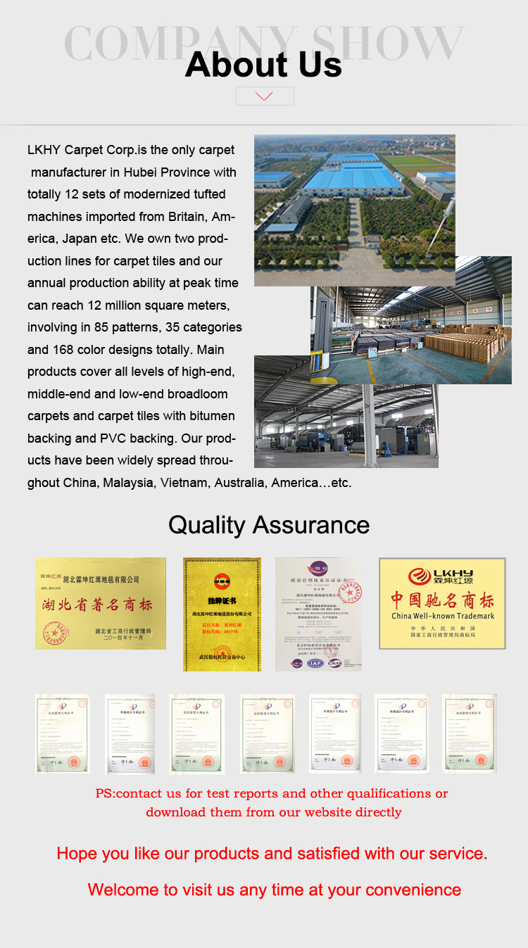 China Hotel Carpet Manufacturer PP Washable Anti Slip Flooring Carpet_Tiles for Home