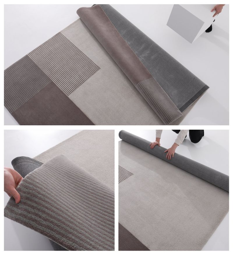 Beige Brown Rugs Floor Carpet Acrylic Carpets Home Rug