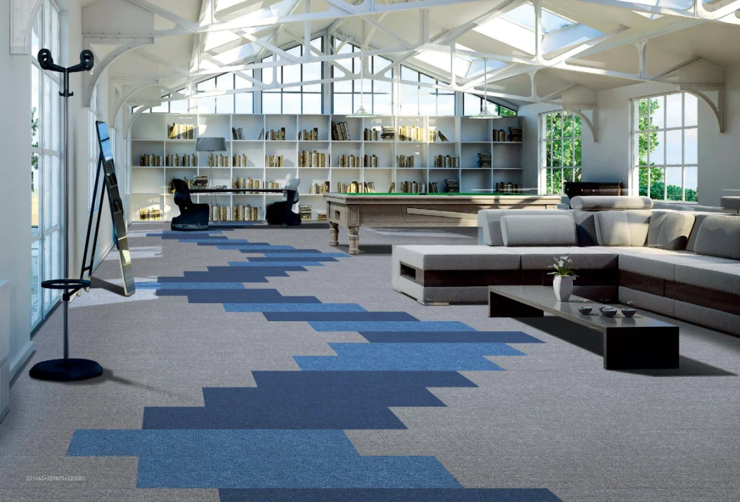 Nylon Carpet Tile with PVC Backing for Commercial/Hotel/Model Pantone II 22109s