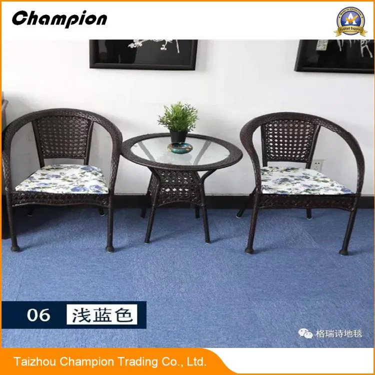 Dl 900 100% Polypropylene PVC Fire Resistant Removable Commerical Decorative Modern Design Carpet Tiles